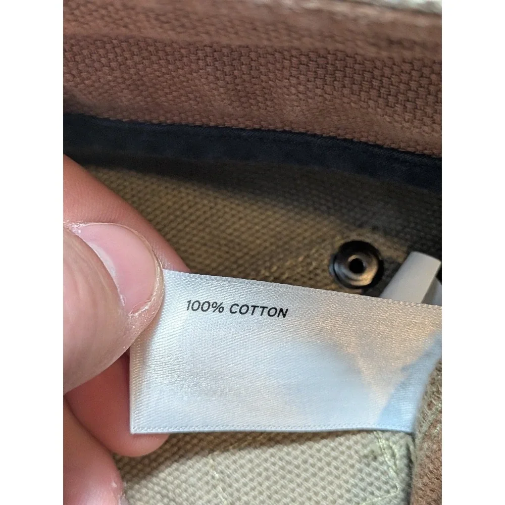 Duluth Trading Men's Khaki 44x30 Relaxed Fit Cargo Work Pants Canvas Workwear